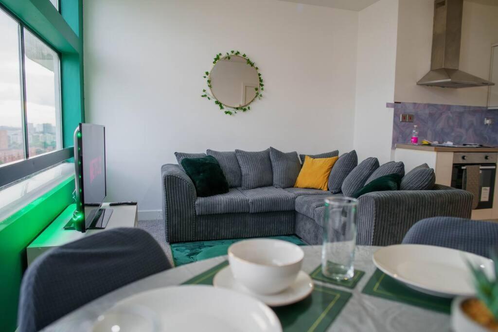 Manchester City Centre Apartment, Skyline View Bagian luar foto