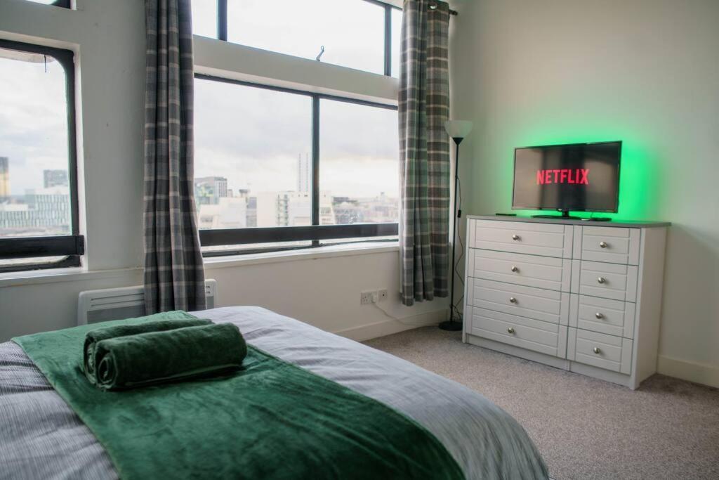 Manchester City Centre Apartment, Skyline View Bagian luar foto